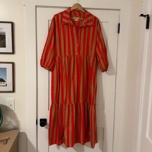 Maeve by Anthropologie Tiered Shirt Dress